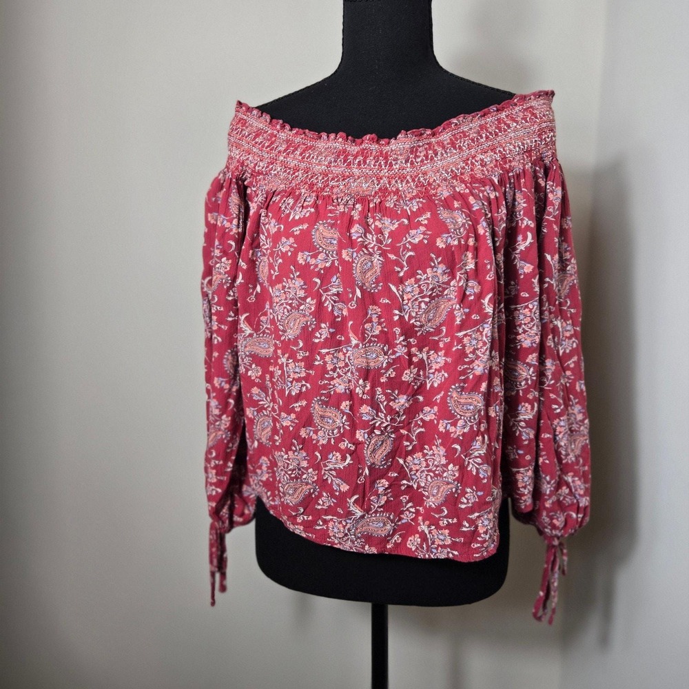Abercrombie & Fitch Off Shoulder Top Womens XS (T7)